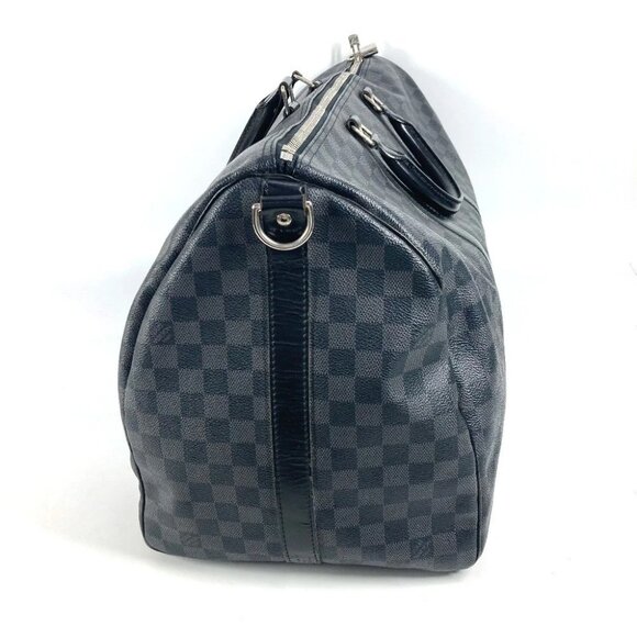 LOUIS VUITTON N41413 Damier Graphite KeepallBandouliere55 2WAY Travel Duffle Bag - Picture 5 of 14